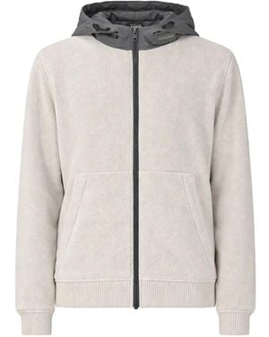 Woolrich Paneled Zip-Up Hoodie - White