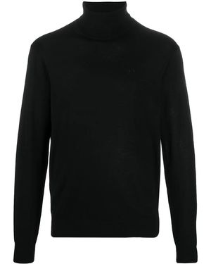 ARMANI EXCHANGE Turtleneck Wool Jumper - Black