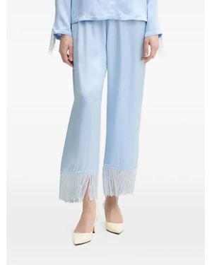 Sleeper Pijama Con Flecos - Azul