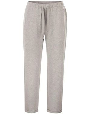 Majestic Filatures Drawstring Track Trousers - Grey