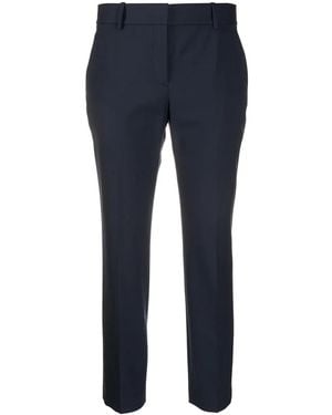 Theory Cropped Tailored Pants - Blue