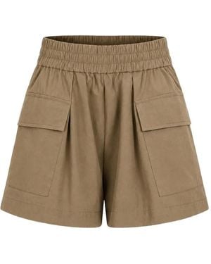 Stylein Sonya Cargo Shorts - Natural