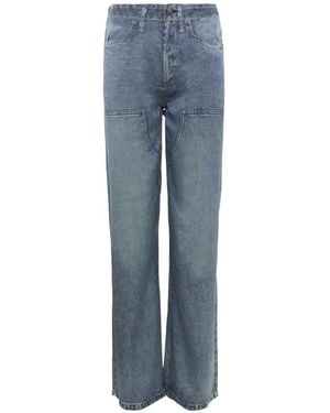 Rag & Bone Miramar Carpenter Wide-Leg Jeans - Blue