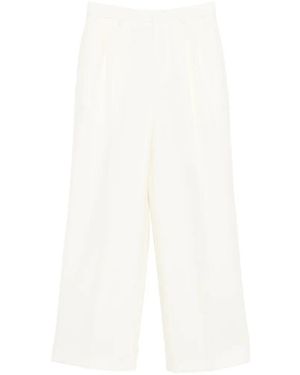 Ami Paris Low Waist Pants - White