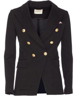 Circolo 1901 Double-Breasted Blazer - Black