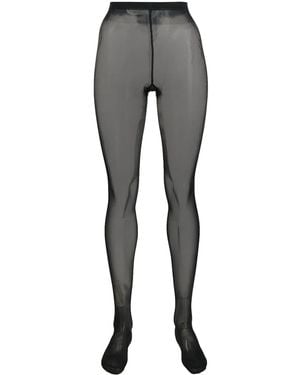 FALKE Collant Semi Trasparenti A Vita Media - Grigio