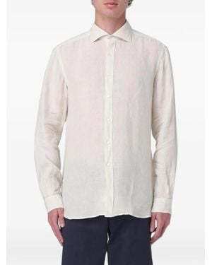 Fay Linen Shirt - White