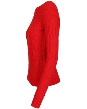 Polo Ralph Lauren Cable-Knit Cashmere Jumper - Red