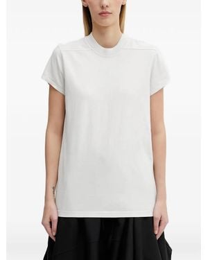 Rick Owens Camiseta Small Level Con Costuras - Blanco