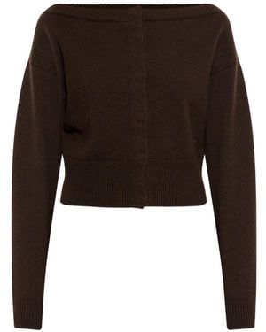 Tom Ford Boat-Neck Cardigan - Black