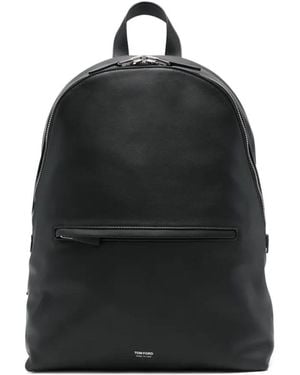 Tom Ford レザー バックパック - ブラック