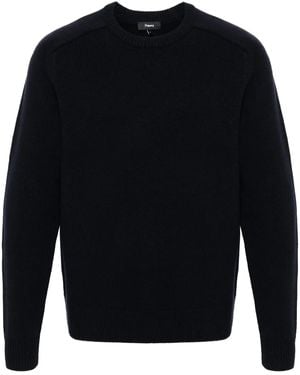 Theory Gestrickter Morlan Pullover - Blau