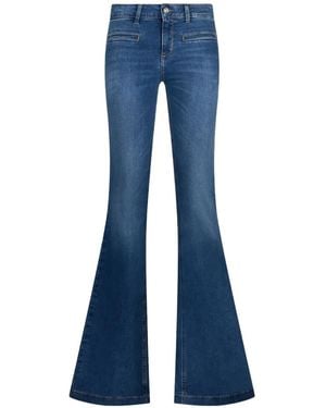 Liu Jo Low-Rise Flared Jeans - Blue