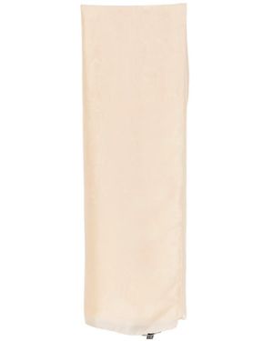 Lady Anne Rectangular-Shape Scarf - White