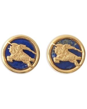 Burberry Knight Coin Ohrringe - Blau