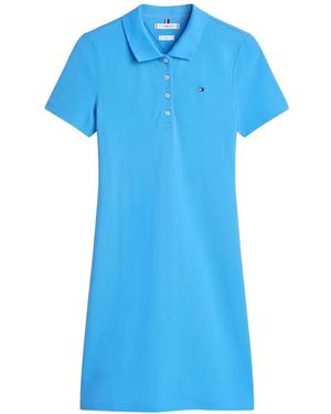 Tommy Hilfiger 1985 Slim Pique Polo Dress - Blue