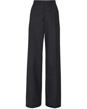 Maison Margiela High-Waisted Trousers - Blue