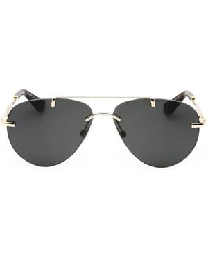 Burberry Pilot-Frame Sunglasses - Gray