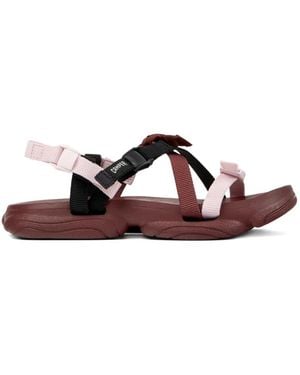 Camper Sandalias Karst con correa con hebilla - Marrón