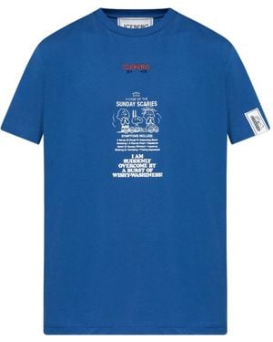 Iceberg Peanuts-Print T-Shirt - Blue
