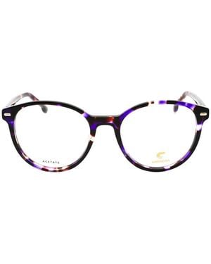 Carrera Round-Frame Glasses - Black