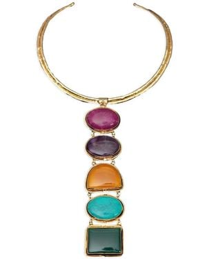 Sylvia Toledano Gemstone-Embellished Necklace - White