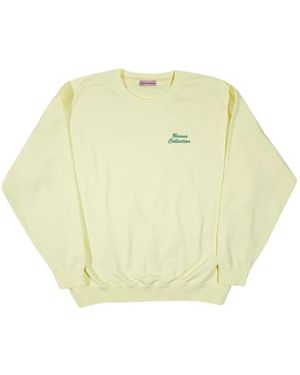 Bisous Skateboards Embroidered Crew-Neck Sweatshirt - White