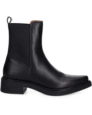 COPENHAGEN Cph301 Pointed-Toe Pull-On Boots - Black