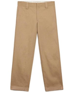 Golden Goose Tailored Trousers With Straight Leg - Natural