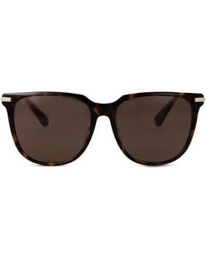 Swarovski Tortoiseshell Square-Frame Sunglasses - Brown