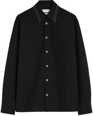Jil Sander Klassisches Hemd - Schwarz
