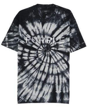 Purple Brand Tie Dye T-Shirt - Black