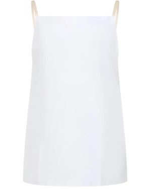 Carven Top aus Seide - Weiß