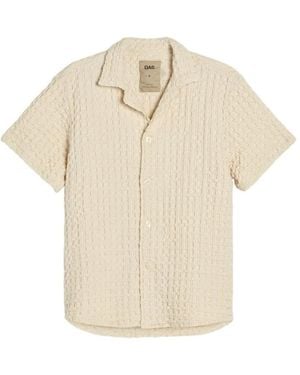 Oas Chemise Cuba À Design Gaufré - Natural