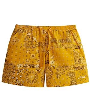 Kith Short De Bain Paisley Collins - Jaune