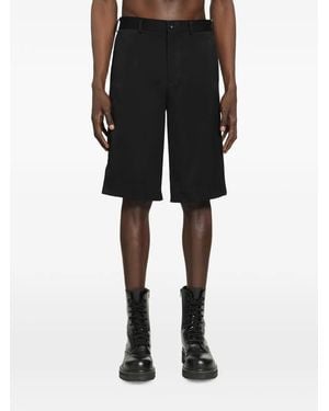 Comme des Garçons Zip-Detailed Tailored Shorts - Black