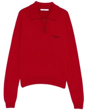 Givenchy Langärmeliges Poloshirt - Rot
