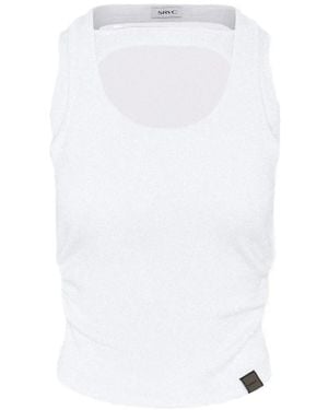 SRVC Studio Canotta Con Dettaglio Cut-Out - Bianco