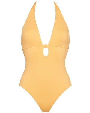 Eres Harmony V-Neckline Swimsuit - Metallic