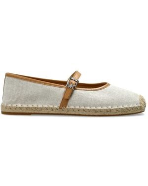 MICHAEL Michael Kors Canvas Ballet Espadrilles - White