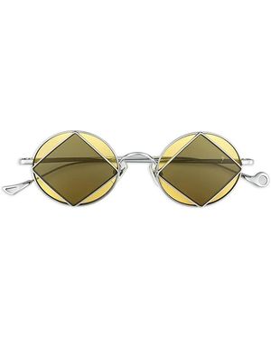 Eyepetizer Square Sonnenbrille Mit Eckigem Gestell - Grün