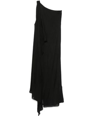 GIUSEPPE DI MORABITO One-Shoulder Lo9Ng Dress - Black