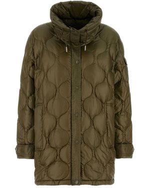 Moncler Lombi Quilted Coat - Green