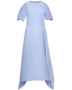 Melitta Baumeister Ripple-Texture Dress - Blue