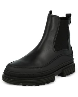 Gabor Leather Ankle Boots - Black