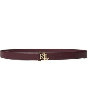Ralph Lauren Logo Belt - White