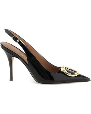 Ferragamo 'Sara' Slingback - Black
