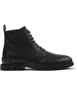 Camper Pix Leather Boots - Black