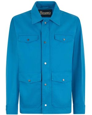 Herno Long-Sleeve Shirt - Blue