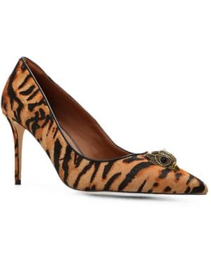 Kurt Geiger Belgravia Eagle Court Tiger-Print Pumps - Brown